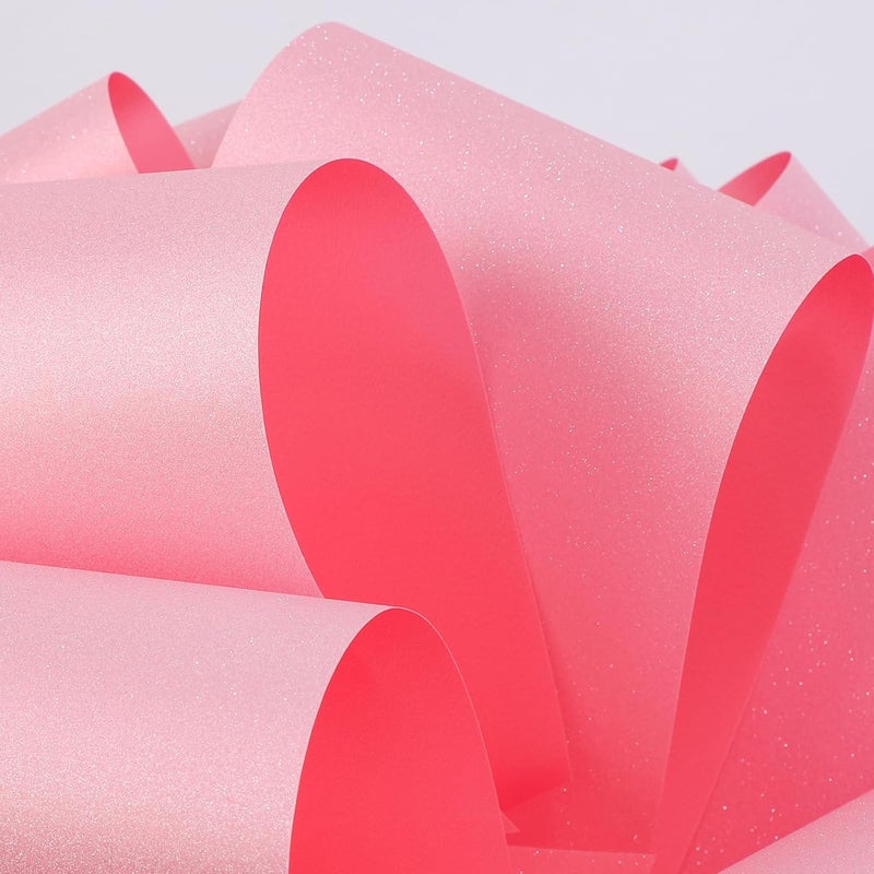 HCHENBOW 12" Large Pink Gift Bow,2pcs Big Bows for Gift Wrapping, Christmas Party Birthday Gift Wedding Ribbon Bows for Bikes, Boxes or Flower Decorations, Valentine's Day Gift Decorations (Pink) - Image 2